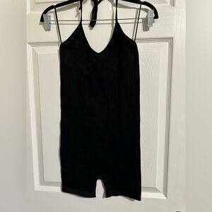 Zara Limitless Contour Collection Black Romper Women Size XS/S